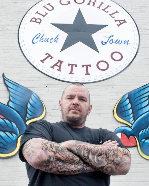 Blu Gorilla Charleston Tattoos