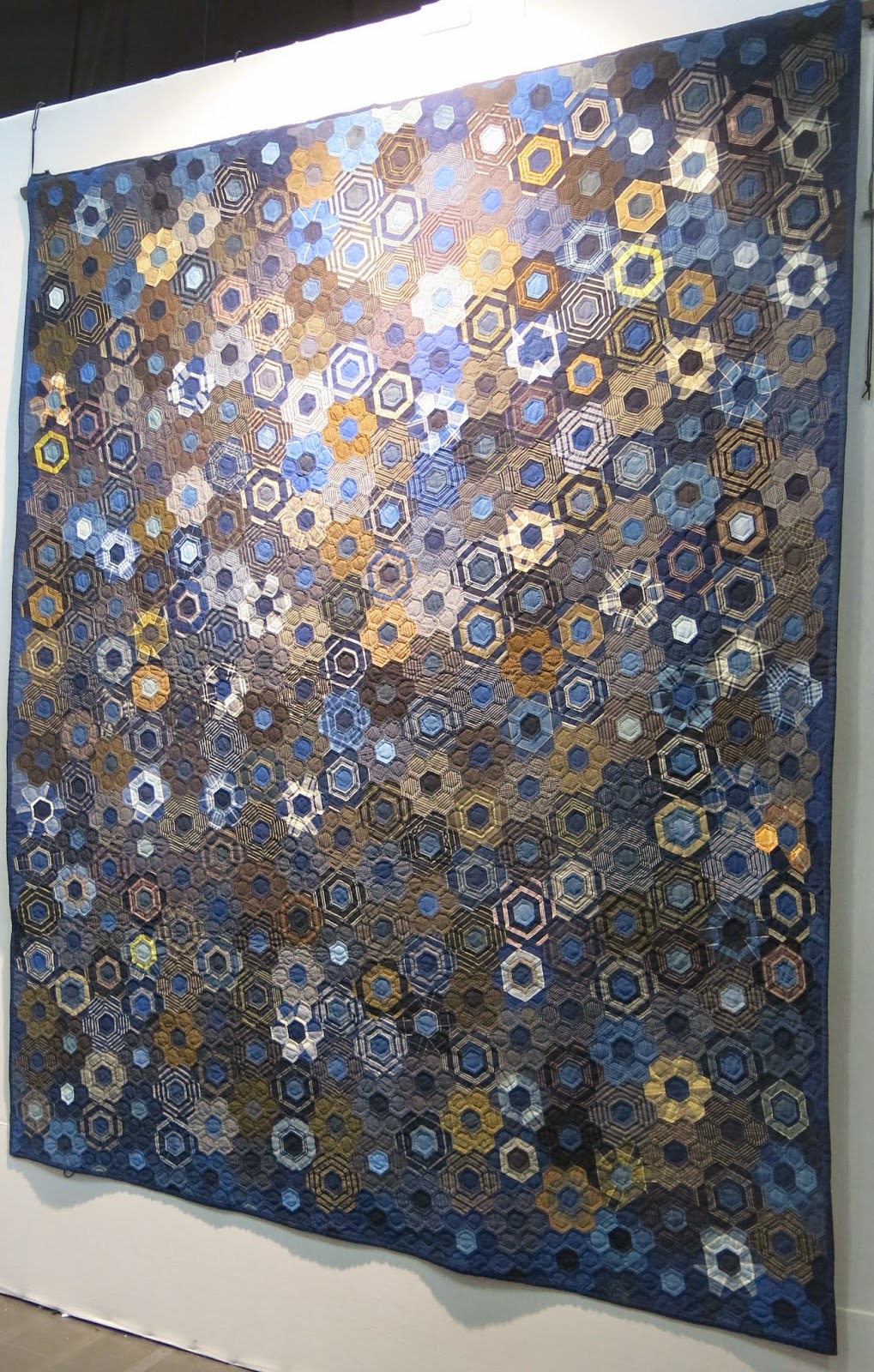 Quilt exhibition in Nantes - Tomie Nagano's indigo quilts