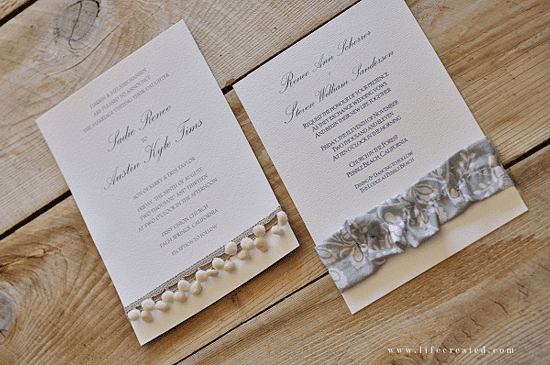 invitaciones de boda handmade