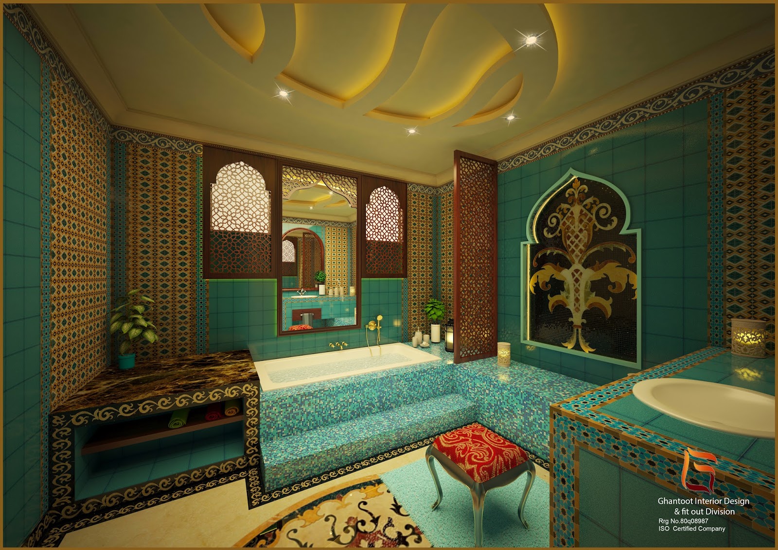 rasalkhaima palace moroccan bath design options