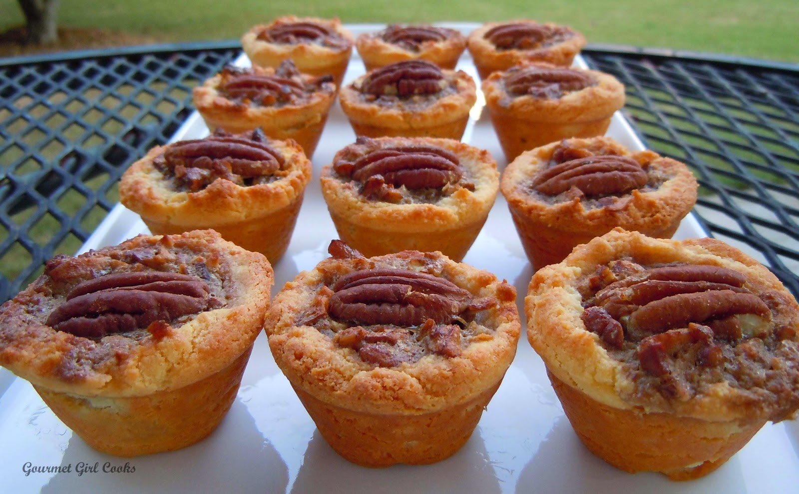 Gourmet Girl Cooks Pecan Tassies Mini Pecan Tarts Wheat Grain
