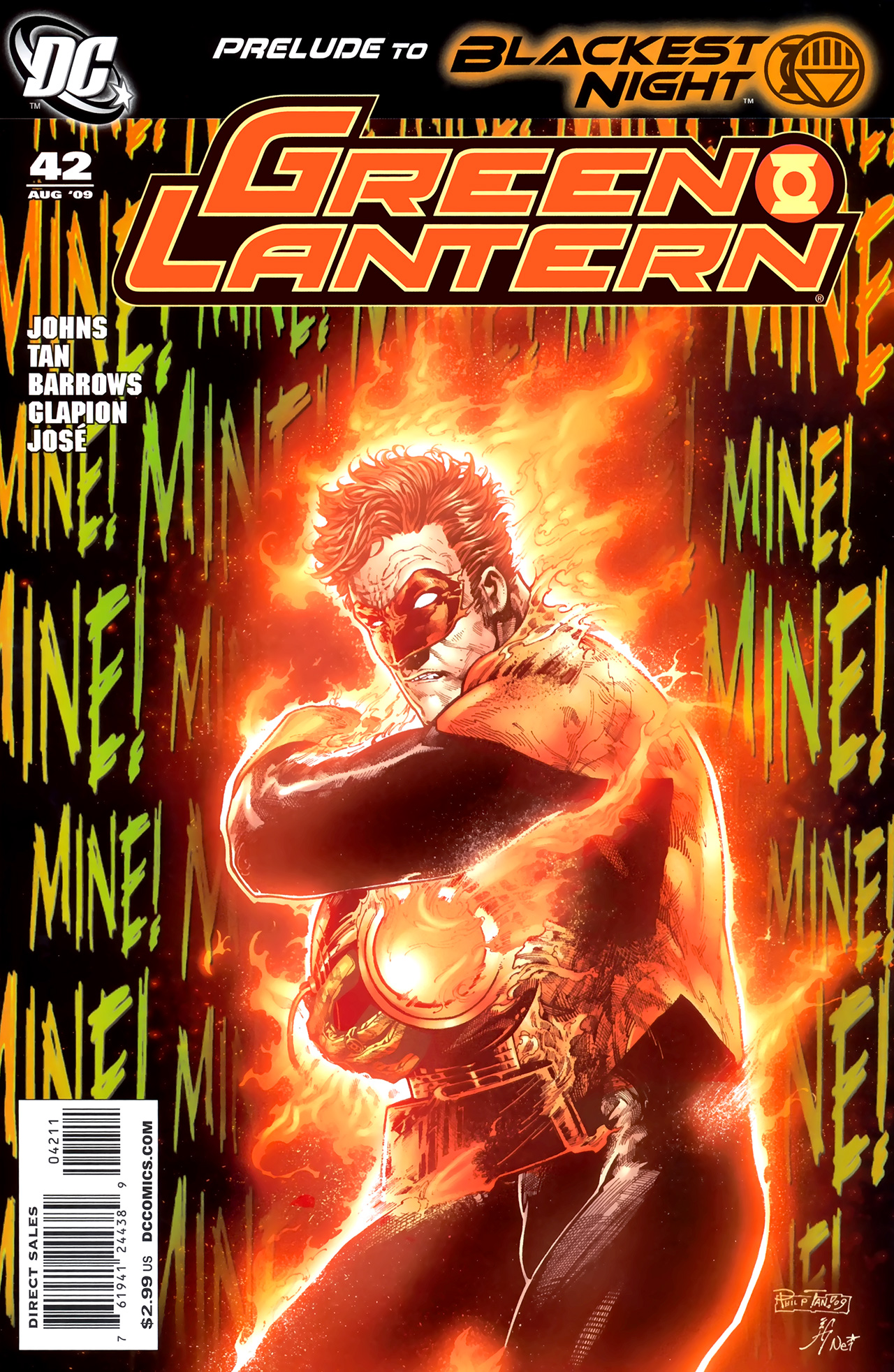 Read online Green Lantern (2005) comic -  Issue #42 - 1