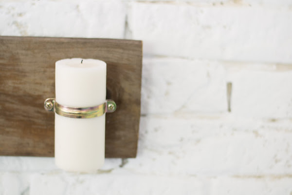 Soporte velas diy
