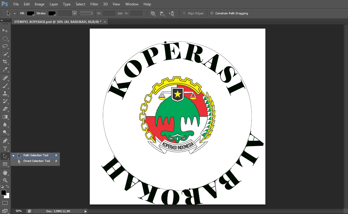 Cara Membuat Stempel Di Gantungan Kunci Melingkar