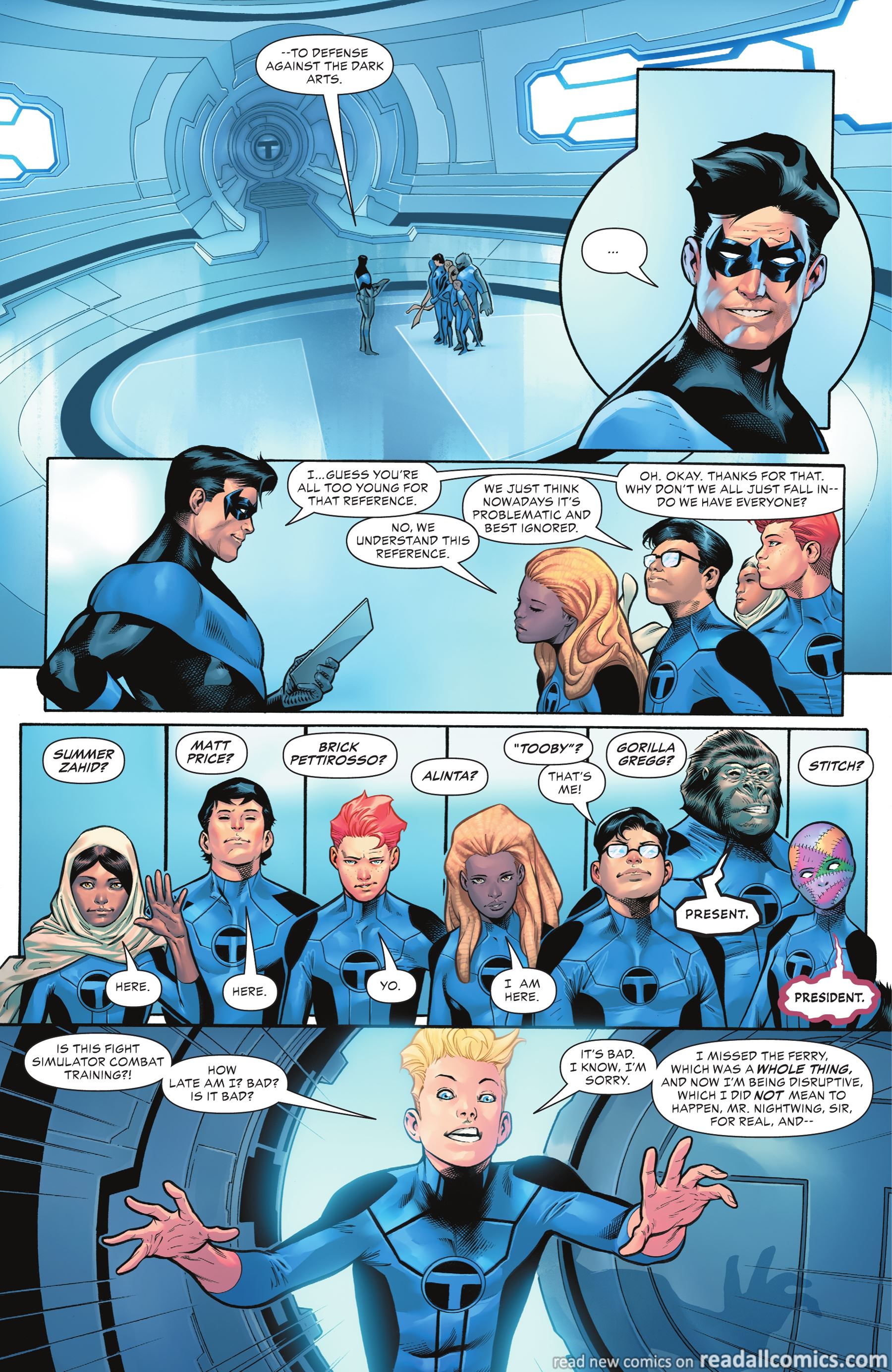 Teen Titans Academy #1 chapter 1 page 7