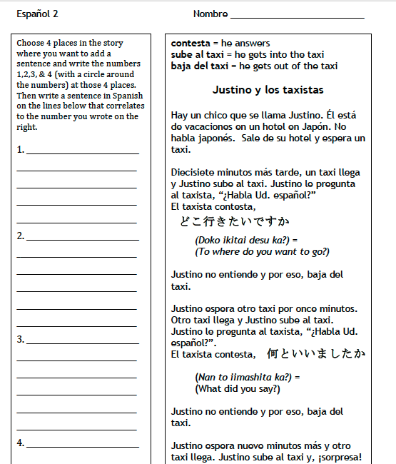 Teaching Spanish w/ Comprehensible Input