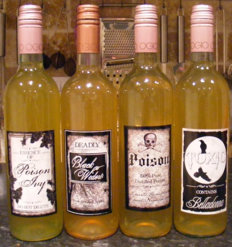 Halloween Vince's dark delights! The Pumpkin wine is now bottled!
