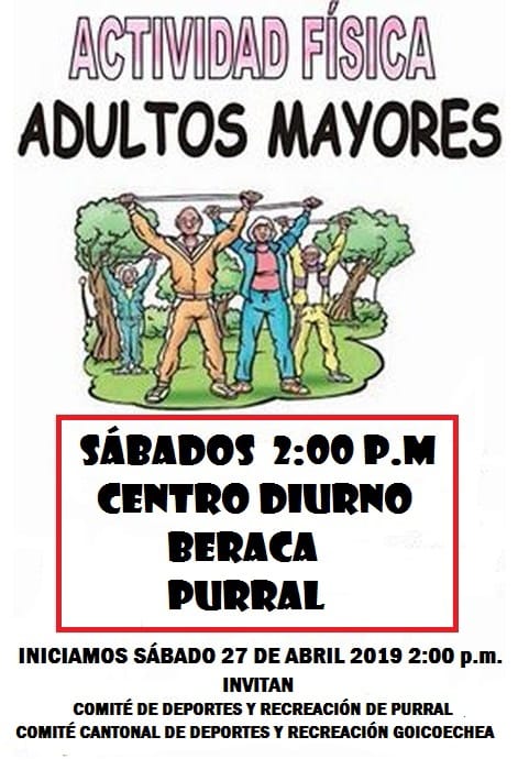 Invitacion Para Adultos Mayores La Voz De Goicoechea