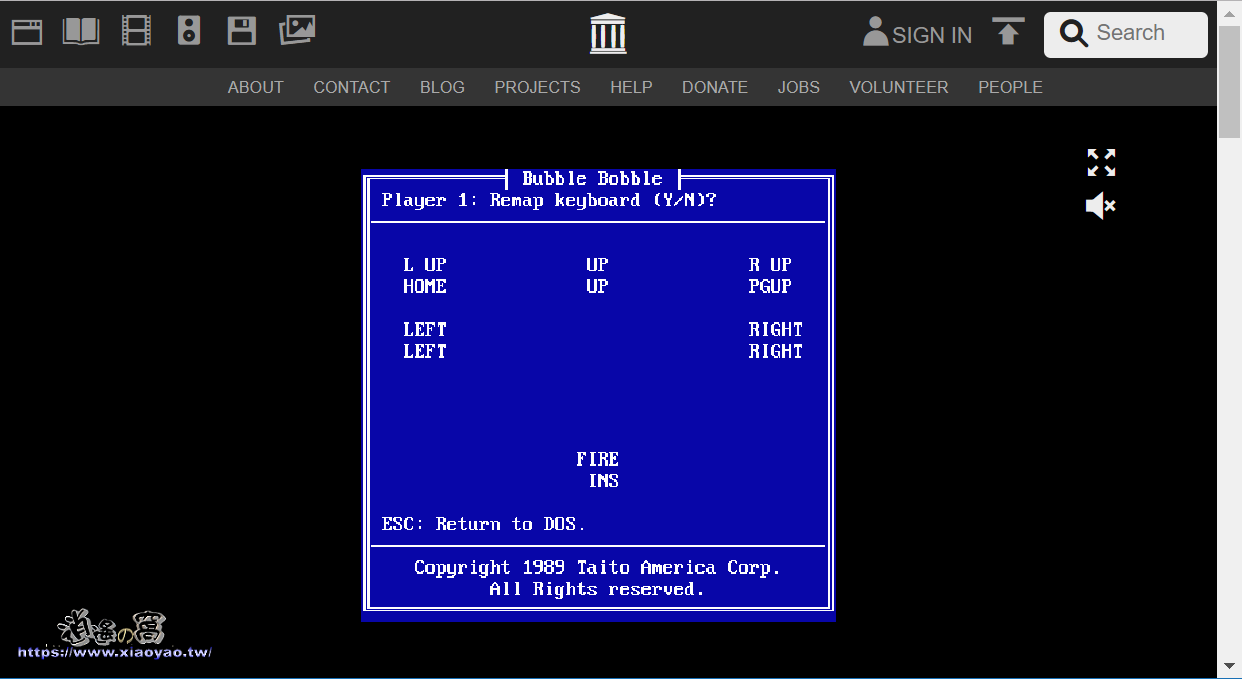 泡泡龍 MSDOS 版，Software Library 幾千款 DOS 版遊戲線上免費玩(免安裝)