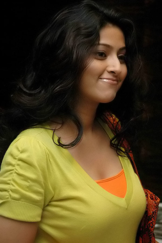 Actress Sneha Hot In Yellow Shirt And Jeans Photos One Cine Gallery