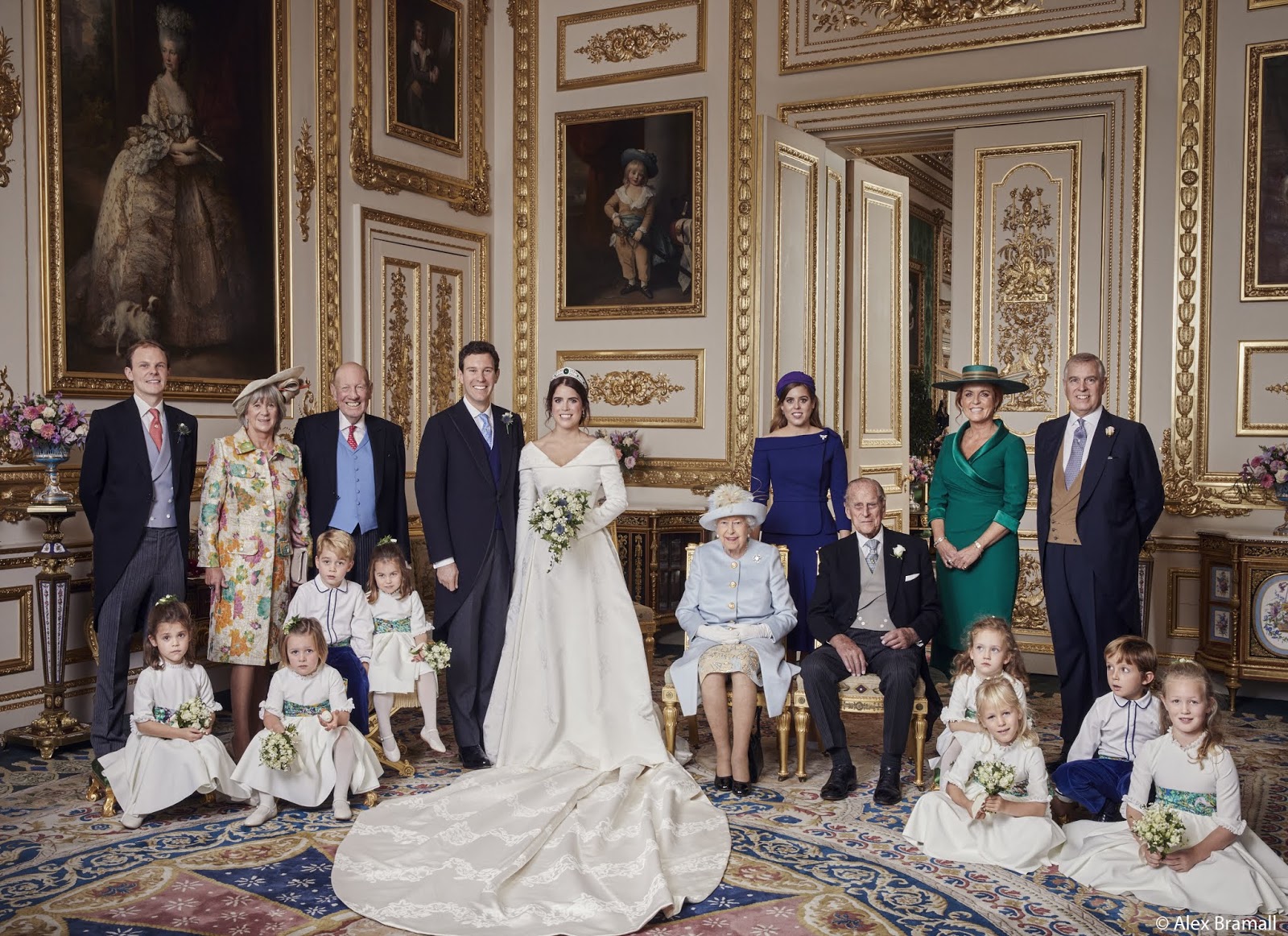 Princess Eugenie & Jack's Wedding: Evening Dinner & Official Photos ...