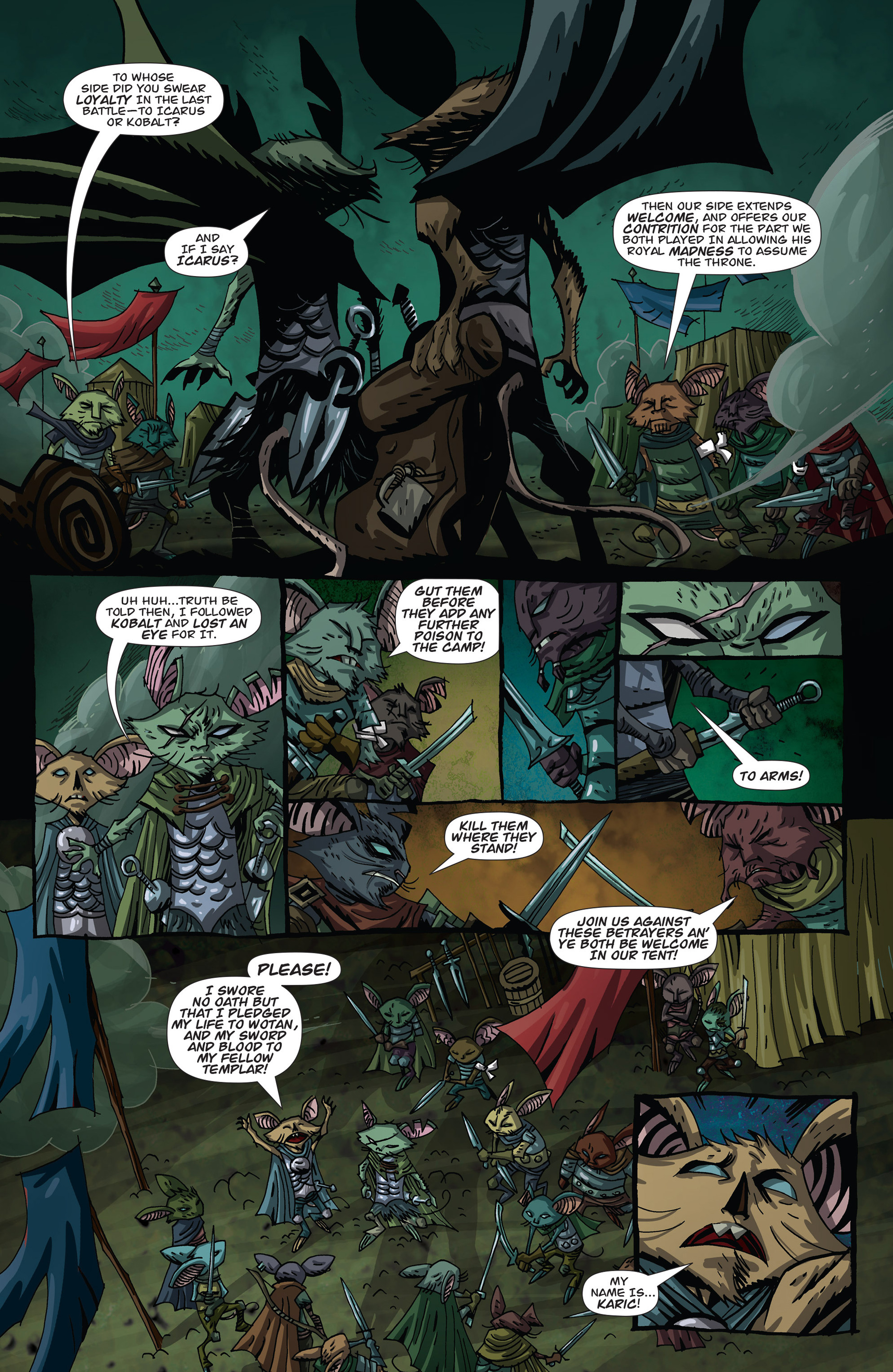 The Mice Templar Volume 4: Legend issue 10 - Page 18