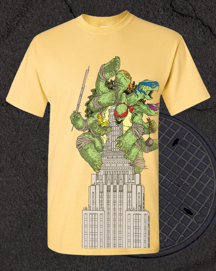 Teenage Mutant Ninja Turtles x King Kong “Turtle Kong” T-Shirt by Strange Kids Club
