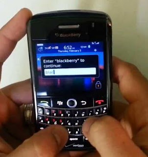 Mengatasi Lupa Password Pada Smartphone BlackBerry dengan cara reset