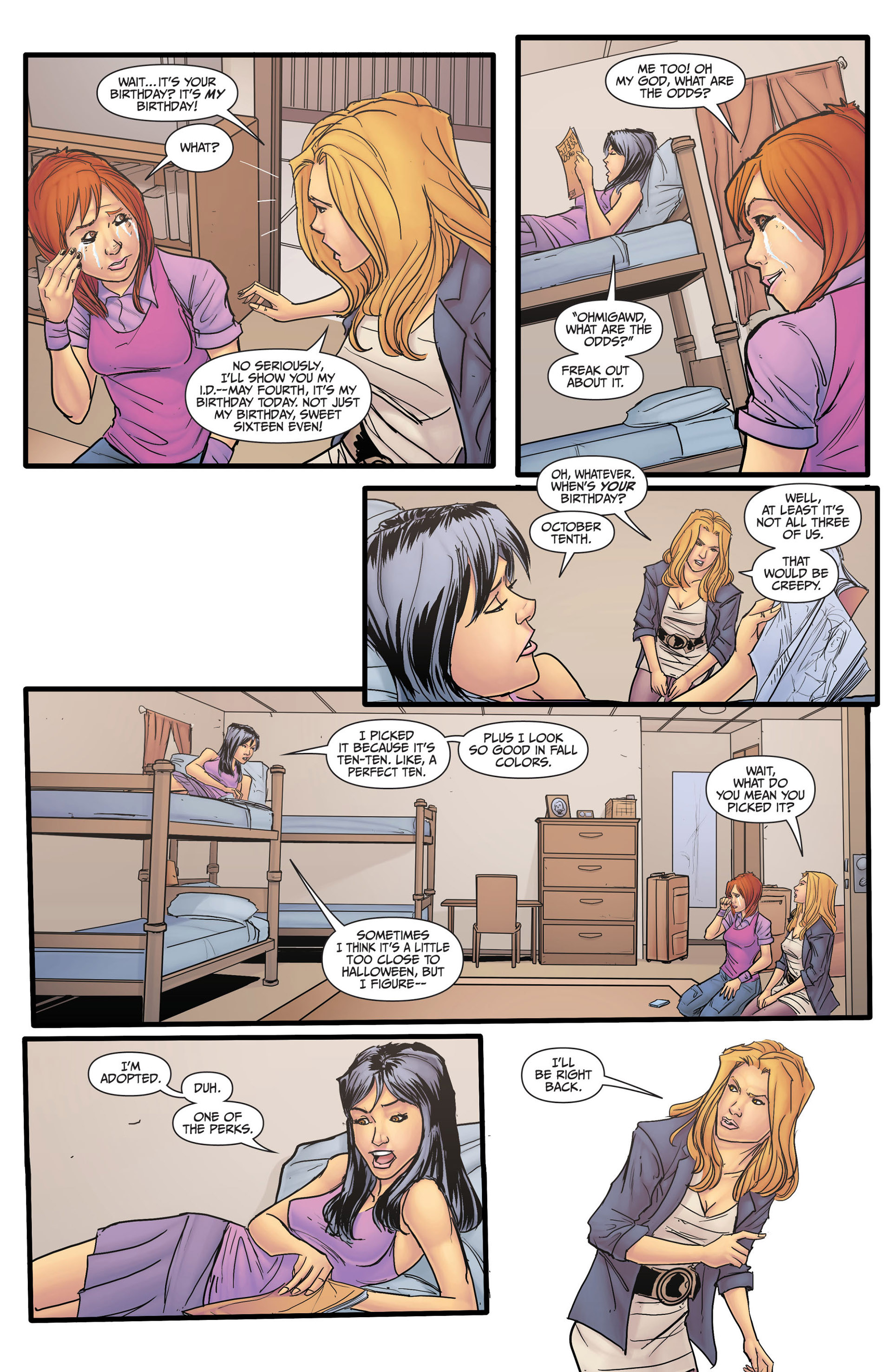 Read online Morning Glories comic -  Issue # _TPB 1 - 46