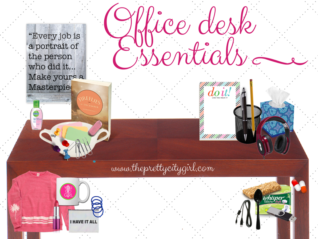 Office Desk Essentials - The Pretty City Girl