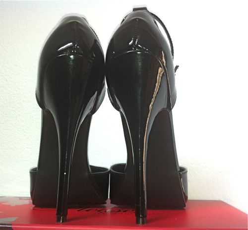 High Heels and Stockings Blog: New 6 inch black patent leather high ...