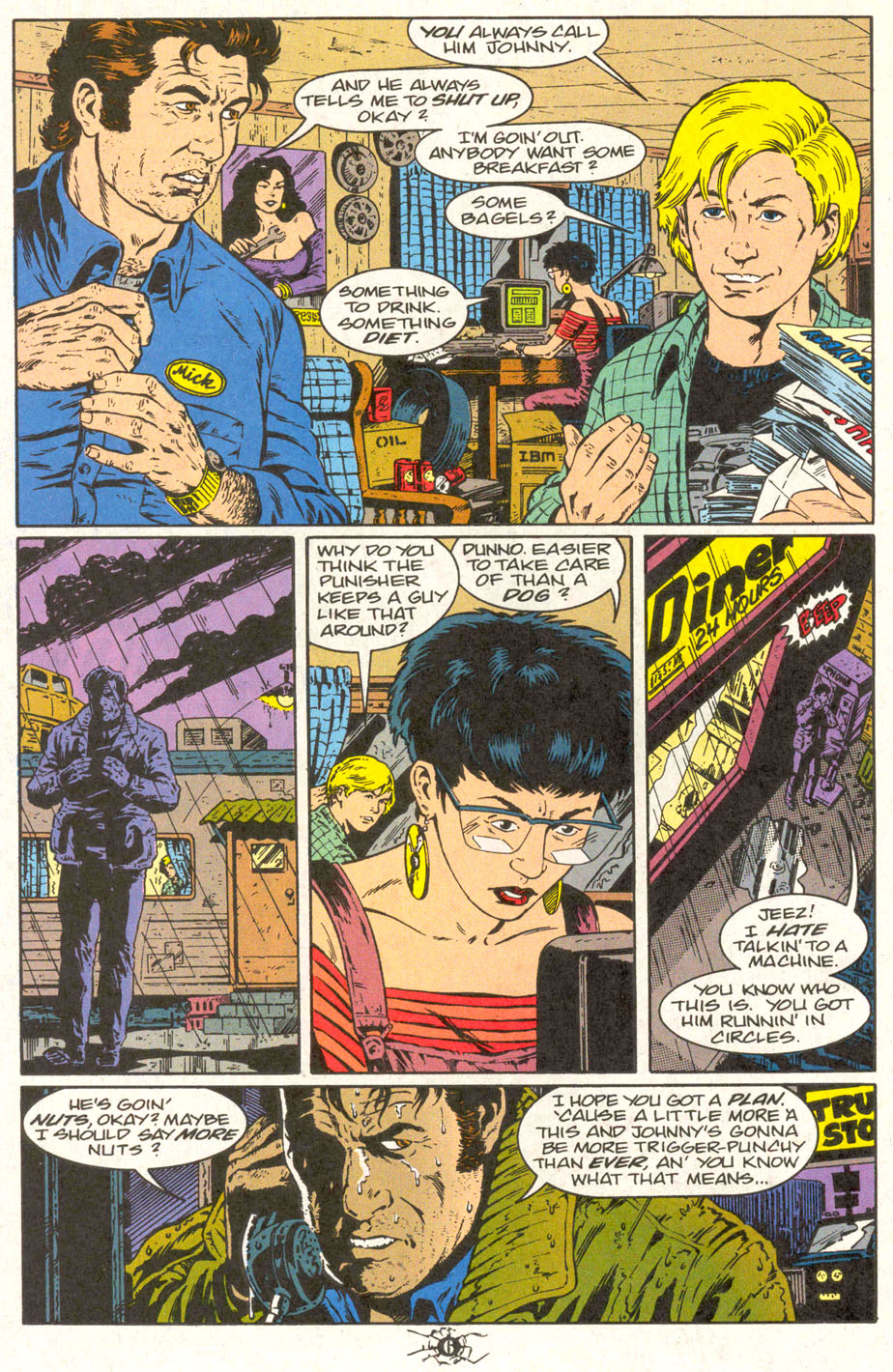 Read online The Punisher (1987) comic -  Issue #99 - Bury me Deep - 6