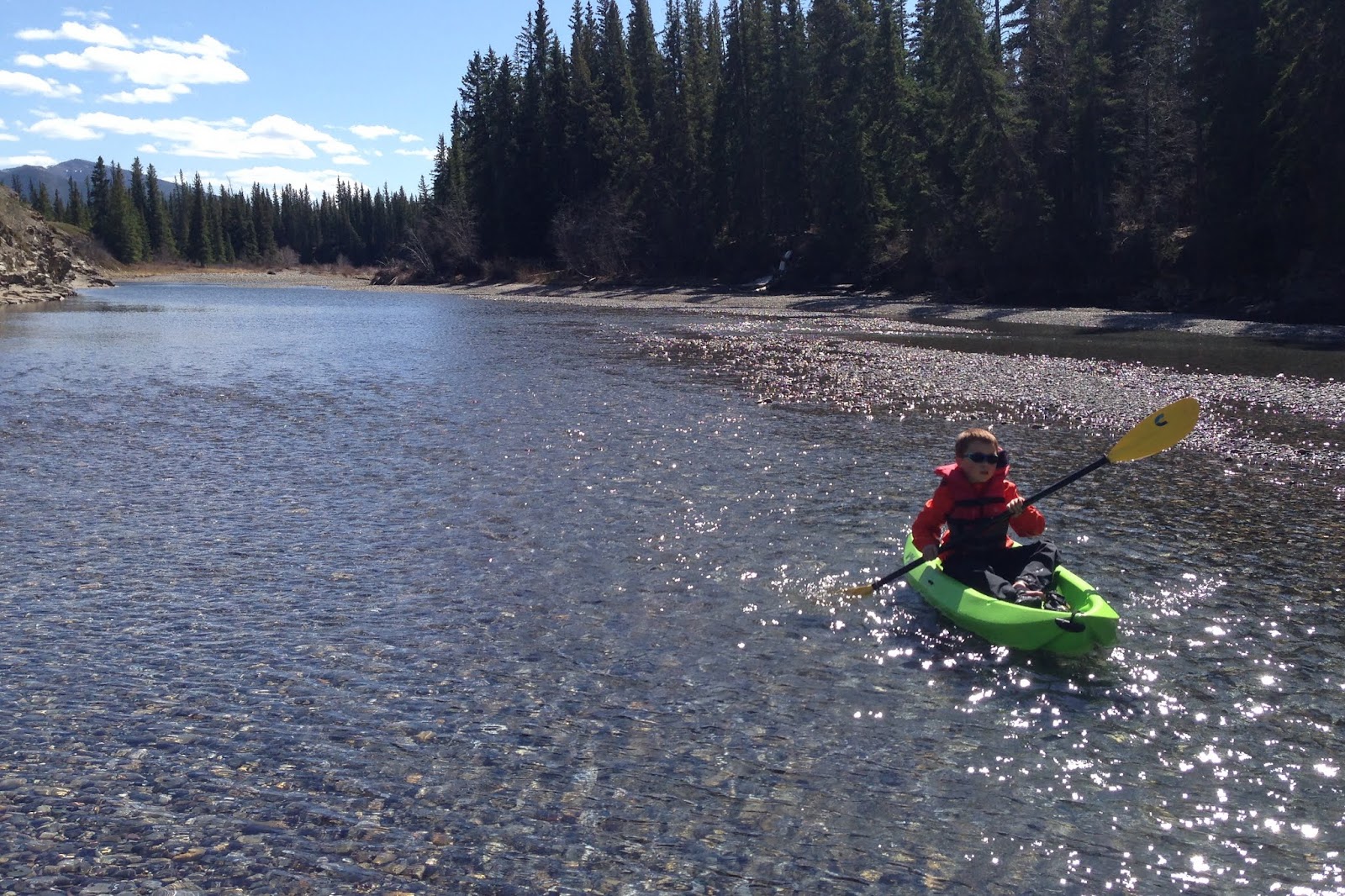 Family Adventures in the Canadian Rockies Family Paddling on the