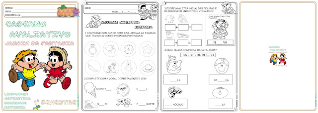 Caderno Avaliativo 1º Semestre Jardim da Fantasia