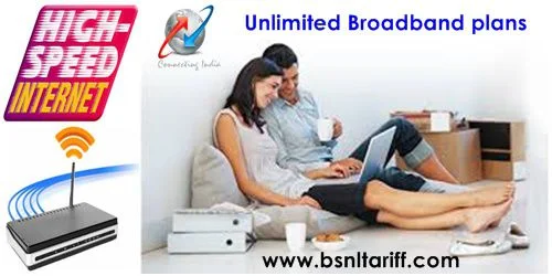 BSNL DSL Broadband Unlimited plan 499 revised to BSNL Unlimited Broadband plan 549