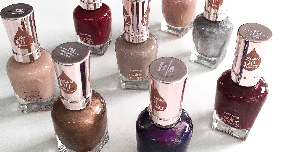 SALLY HANSEN LAUNCHES NEW COLOUR THERAPY WITH ARGAN OIL NAIL POLISH