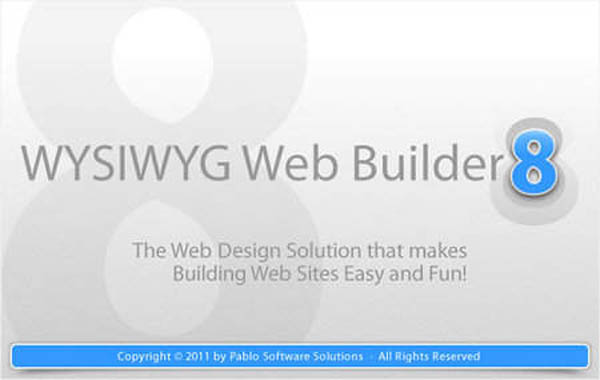 WYSIWYG Web Builder for customing and design blogger template