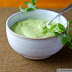 Cold and Creamy Pea, Avocado, and Mint Buttermilk Soup