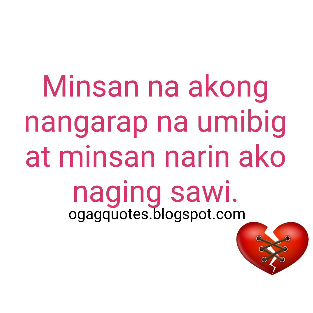 Tagalog love quotes para sa sawi na umibig