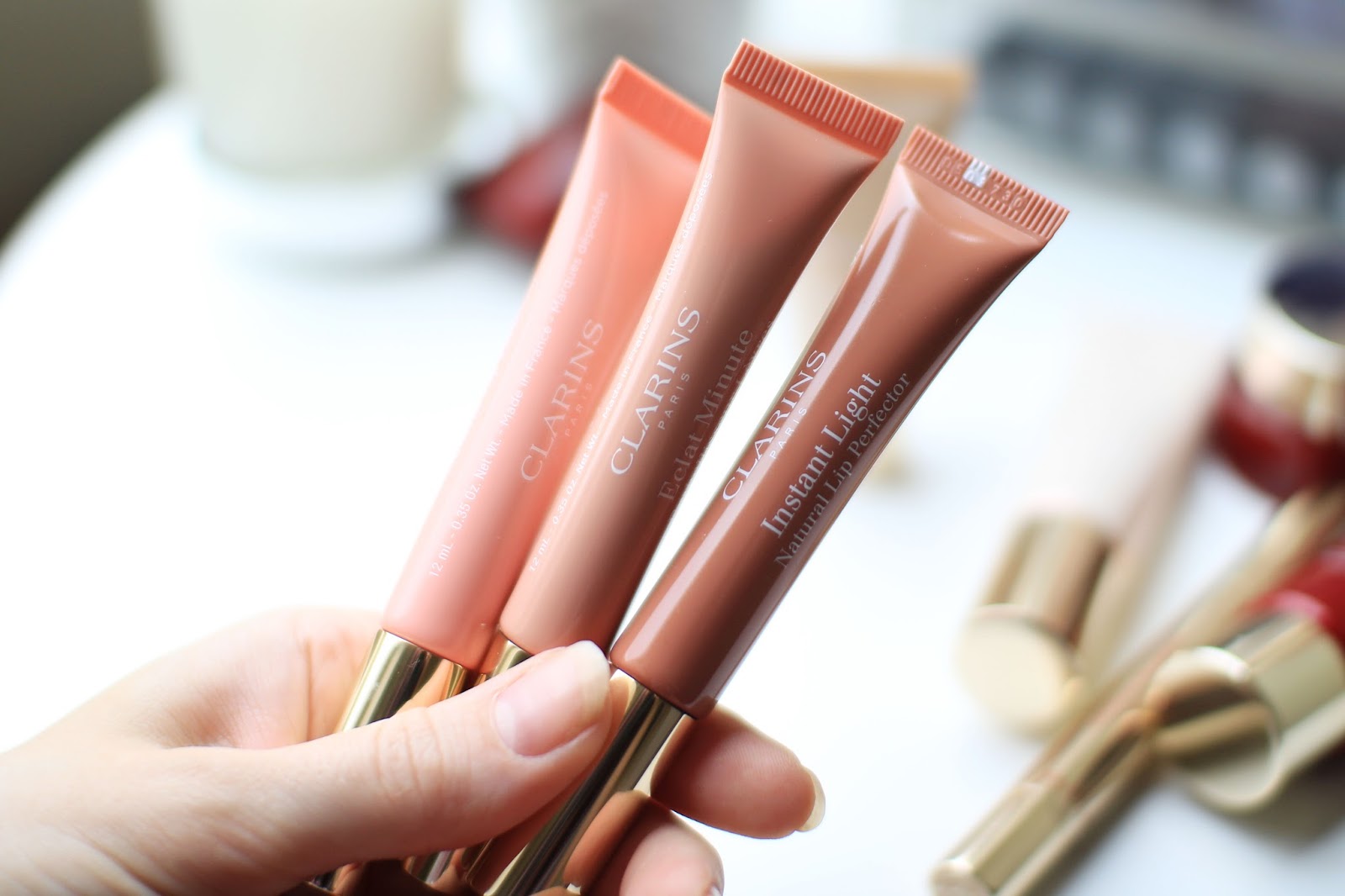 Instant light lip perfectors from Clarins