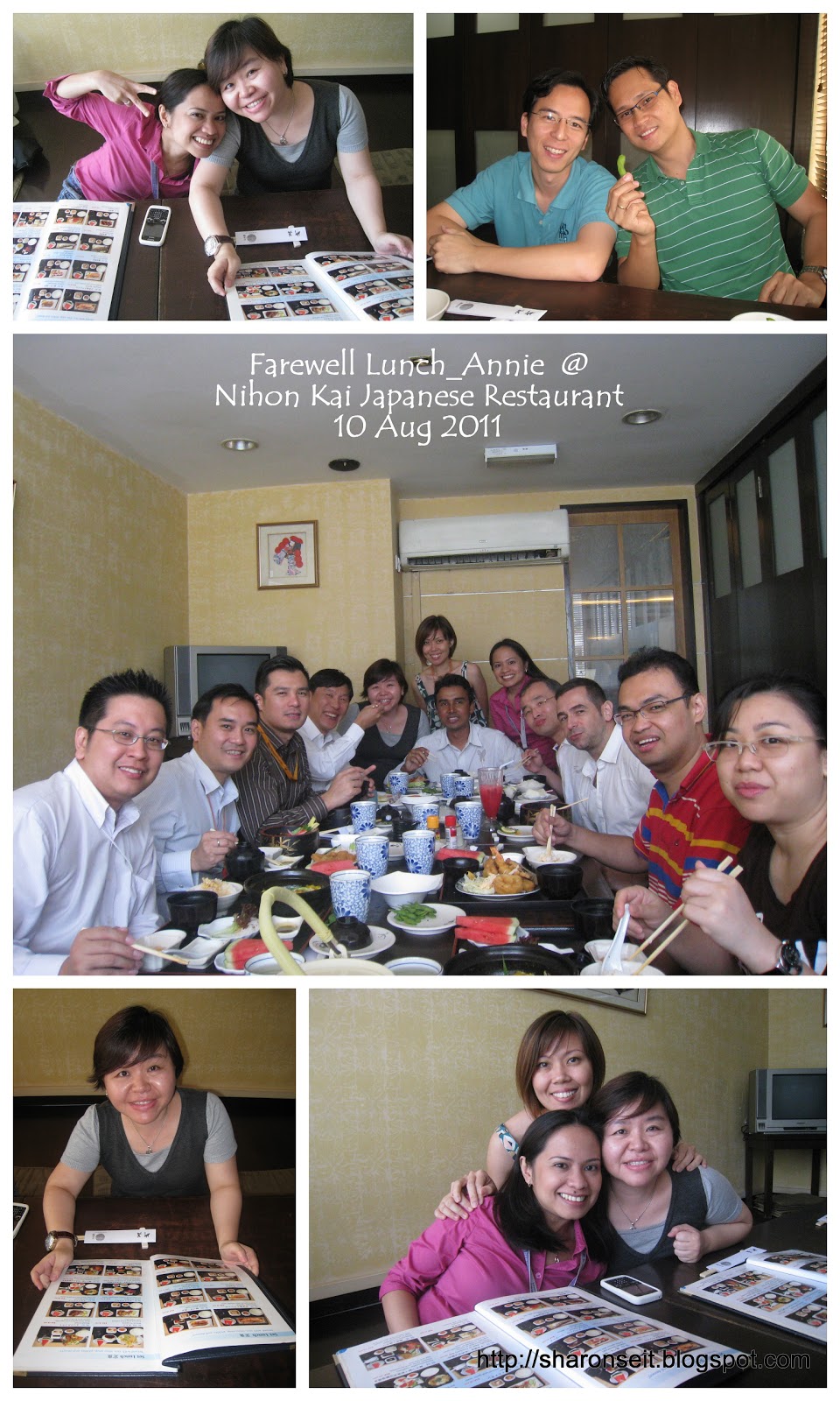 Life is Meaningful...: Farewell Lunch_Annie @ Nihon Kai ...