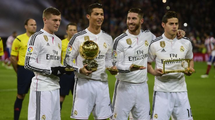 real madrid first 5 champions league