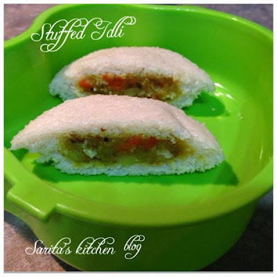 Sarita's Kitchen Blog: stuffed Idli sandwich