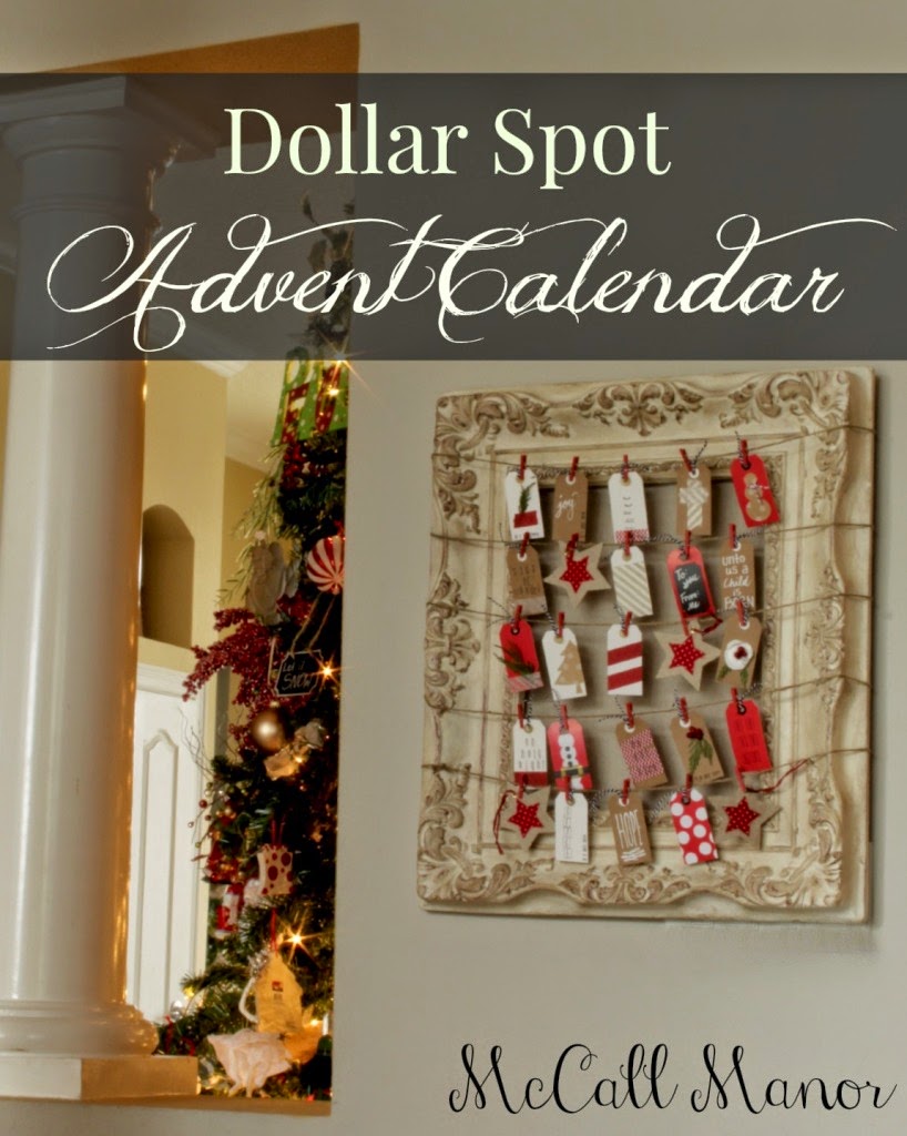 dollar store craft advent-calendar