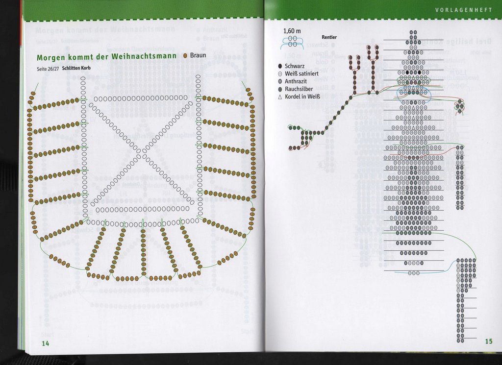Кольцо олень из бисера схема