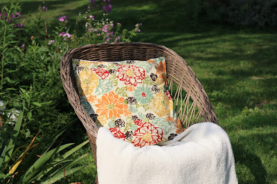 marsala floral pillow cover