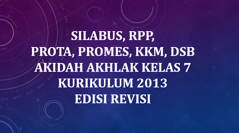 √ Perangkat Pembelajaran Akidah Akhlak MTs Kelas 7