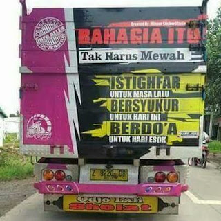 100 Gambar Lucu Dan Unik Tulisan Di Bak Truk