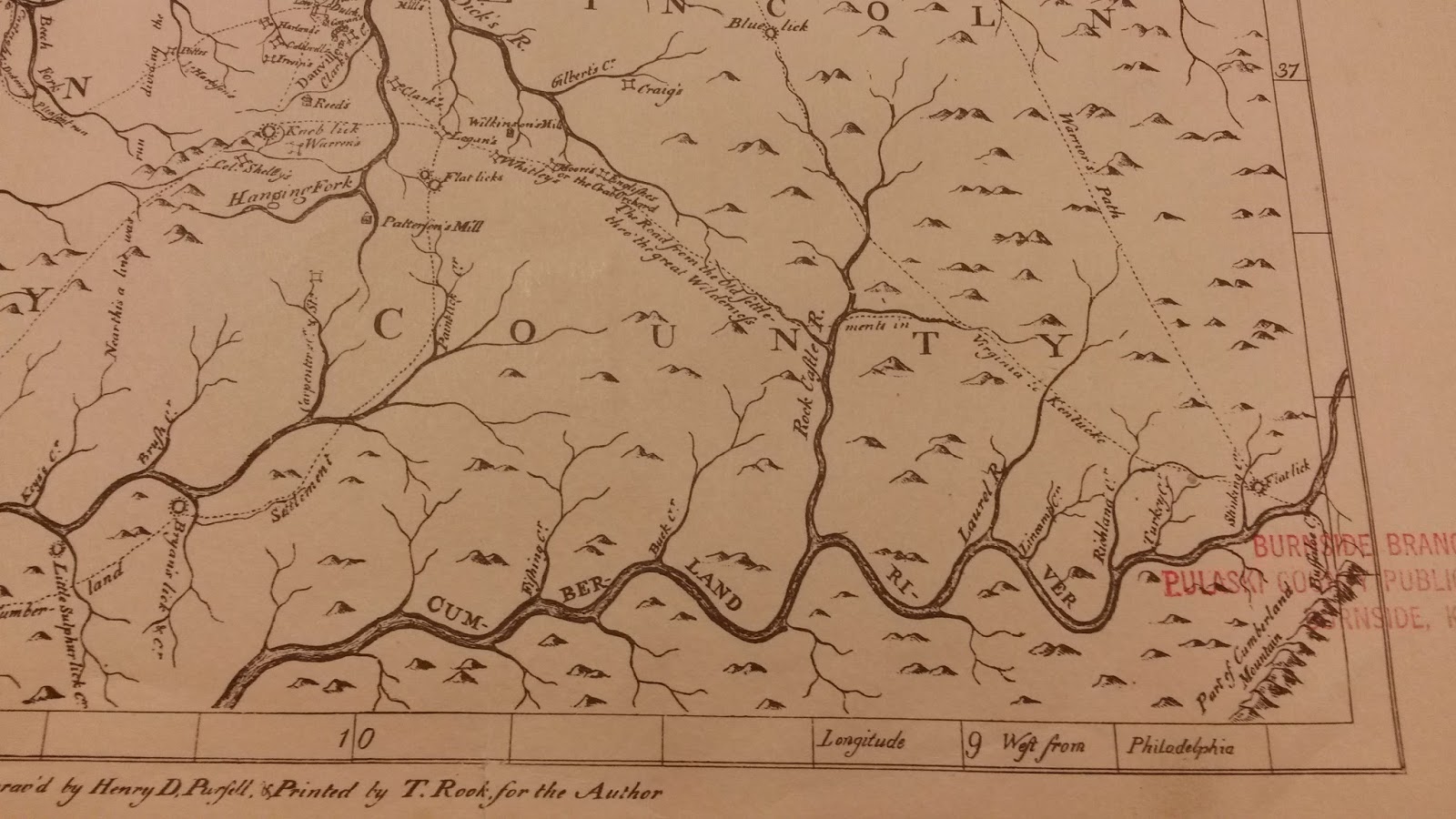 Pulaski County History (pages from only 2 books in Burnside library