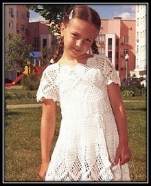 платье для девочки крючком (17) plate dlya devochki kryuchkom (17)