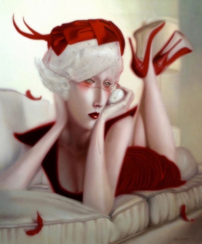 Удлиненные тела с вытянутыми лицами. Troy Brooks