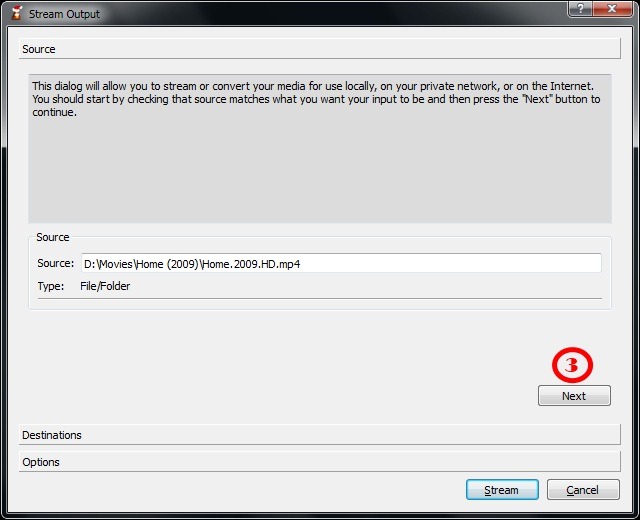 Dan Dar3 VLC streaming & transcoding to XBMC for Xbox