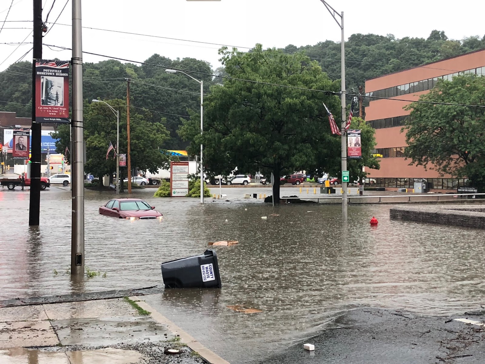 Pottsville Provides Information on Reporting Property Damages After