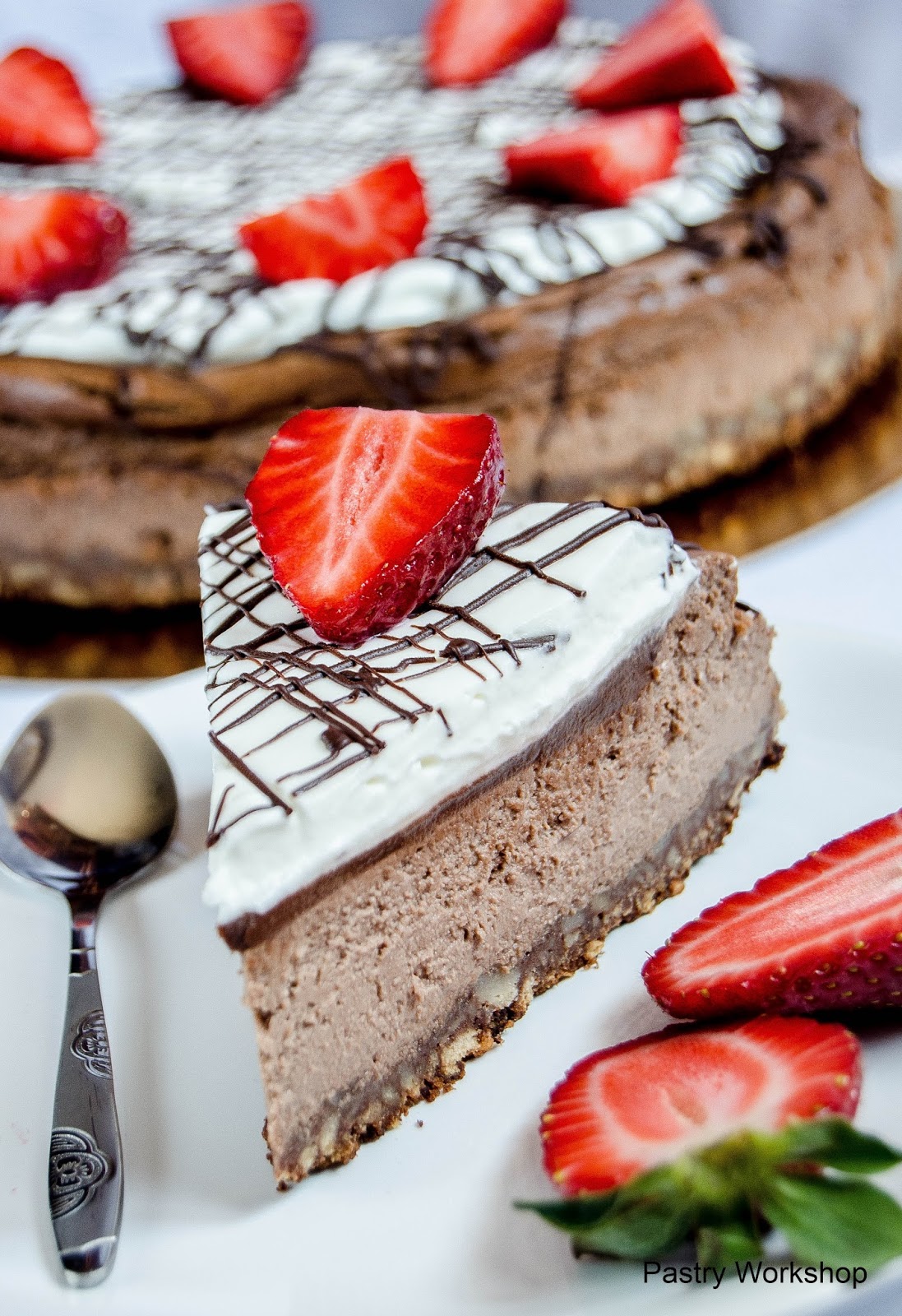 {Double Chocolate Cheesecake} - Cheesecake cu ciocolata