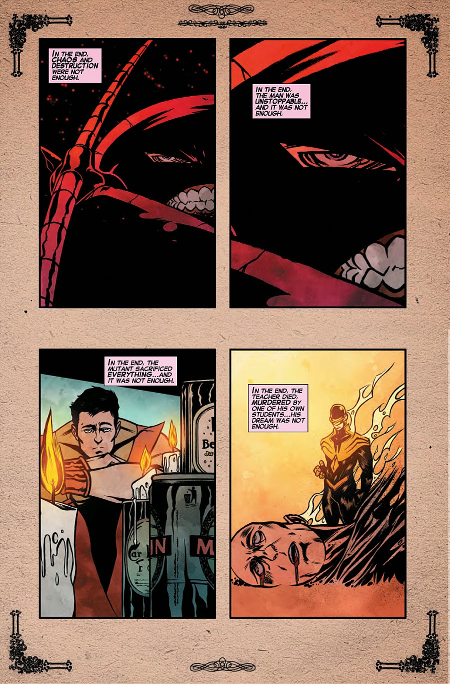 Amazing X-Men 19 panels Yost Rosenberg Fornes