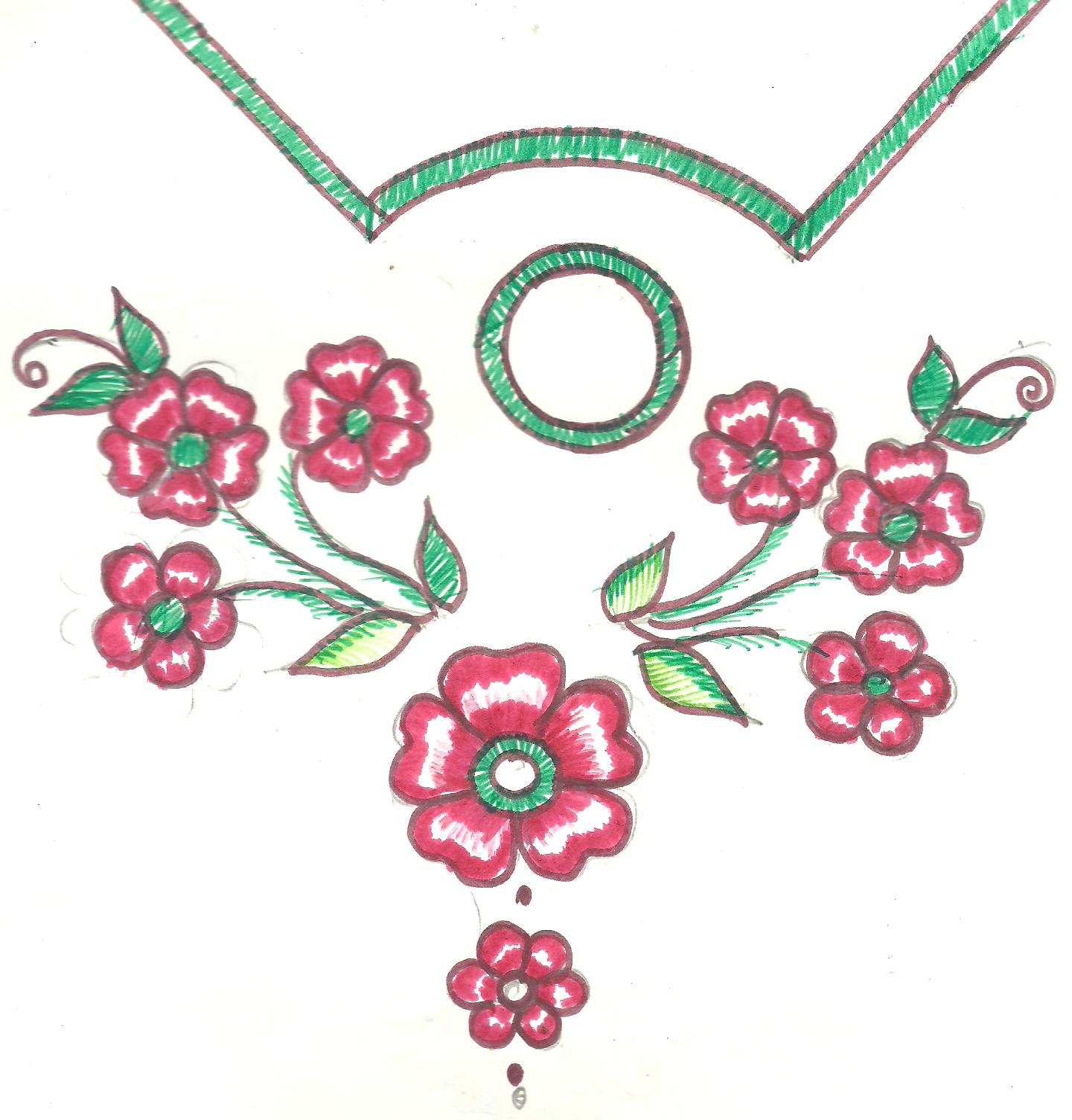 shawl neck design