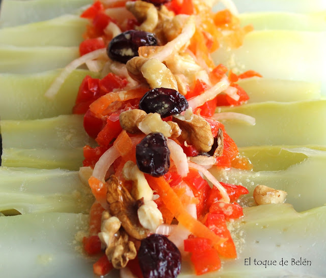 Tallos De Brócoli Con Vinagreta De Pasas Y Nueces
