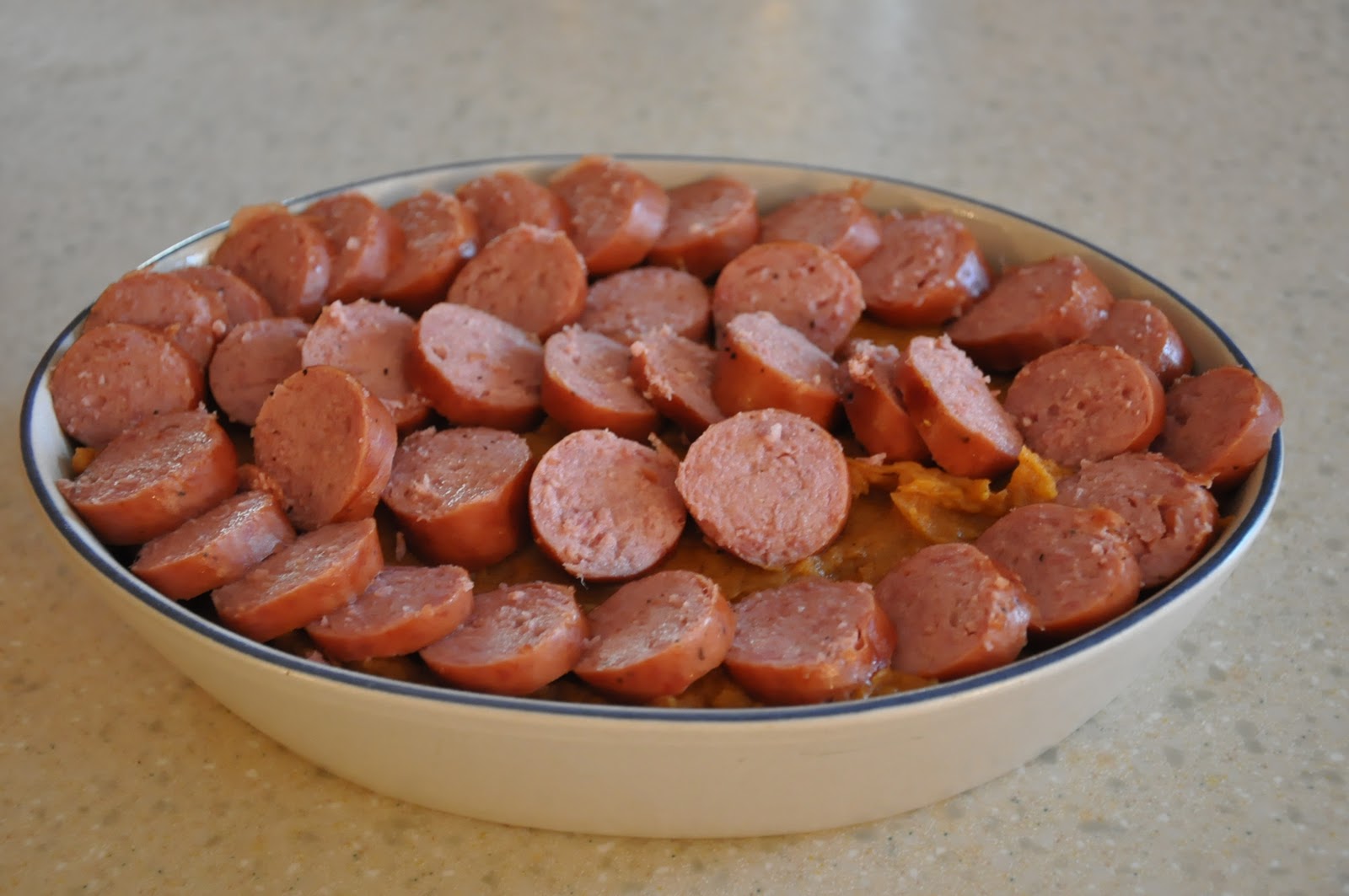 What's Cooking at Richard's ?? Turkey Smoked Sausage and Sweet Potato Casserole