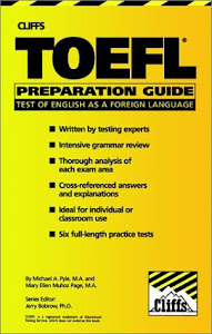 CliffsTestPrep English as a Foreign Language (TOEFL) Preparation Guide