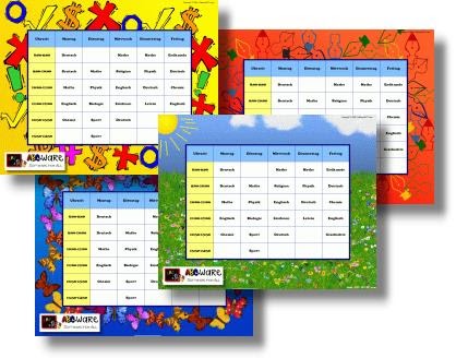 Free printable school timetable for kids parenting times